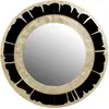 Miroir 90 cm VIVALDI coloris noir/or