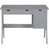 Bureau 100 cm ANDY coloris gris