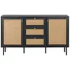 Buffet BORA Rotin coloris noir