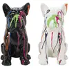 Statuette animal Dog Coloris assortis noir ou blanc