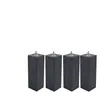 Jeu de pied (x4) bois massif 25 cm NIGHTITUDE 4 CARRES H25 S8