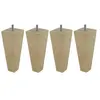 Jeu de pied (x4) bois massif 17 cm NIGHTITUDE 4 PYRAMIDES H17 S5,8