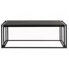 Table basse rectangulaire METTALIC