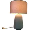 Lampe en céramique 49.5 cm LOMOCO STONE coloris blanc