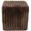 Pouf marron LINA