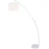 Lampadaire Métal 195 cm blanc