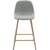 tabouret de bar gris AUDE