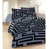 Housse de couette 2 personnes 240X220 cm + 2 taies d'oreiller LABYRINT...