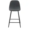 tabouret de bar gris AUDE