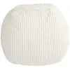 Pouf blanc RABBY