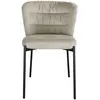 Chaise en tissu INES