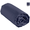 Drap housse 160x200 cm SATINA coloris bleu