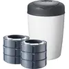 Starter Pack Tommee Tippee Simplee Sangenic 1 bac + 6 recharges