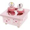 Boîte à Musique en Bois Trousselier Ballerine Rose