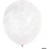 Sachet de 8 ballons décos Arabesques, Cristal clair