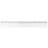 Jpc créations 950345 règle plate 30 cm transparent