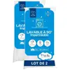 P'TIT LIT Lot de 2 Protèges matelas Bébé - 60x120 cm - Alèse Imperméable et Micro Respirante - Lavable à 90°C - Souple et Silencieux