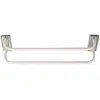 FAVERGE Porte-serviettes mural avec 2 barres fixes - blanc