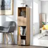 CASAME Calicosy - Meuble 4 cases 2 portes H120 cm - Bois clair - MODU
