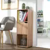 CASAME Meuble 3 cases avec une porte H91 cm - Bois clair - MODU