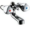 Delabie Mélangeur bain-douche, mâle 15 x 21, entraxe 110 mm bec fixe