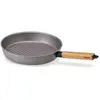 Grillette ronde Nomad 28 cm en acier carbone - Beka - Gris - Acier