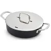 Sauteuse 24 cm inox noir Beka 15024254