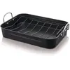 BEKA Plat à four en tôle d'acier + une grille -38 x 29 cm