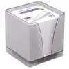 QUOVADIS BOITIER FUME+BLOC CUBE BLANC