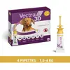 Ceva Vectra® 3D solution spot-on pour chiens de 1,5 4 kg 12 pipettes