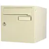 Renz Boîte aux lettres normalisée 1 porte extérieur acier beige brillant