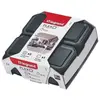 Plexo anthracite complet lot de 3 prises 2p+t et 1 interrup. - Legrand