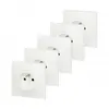 Legrand Lot de 5 prises avec terre Neptune, blanc, LEGRAND
