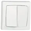 Legrand - Double Interrupteur Va-Et-Vient Saillie Complet Asl, Blanc