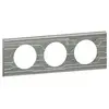 LEGRAND Celiane Plaque de finition 3 postes furtif
