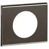 Legrand - Plaque de finition Céliane Matière Black Nickel 1 poste 069031
