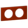 LEGRAND Celiane Plaque de finition 2 postes verre carmin