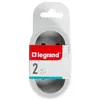 LEGRAND Biplite FB 2x2P+T standard prises frontales - Blanc et gris