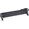 Legrand - Rallonge 3x2P+T Surface, inter, parafoudre, usb a+c et cordon 1,5m - noir/gris