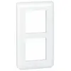 LEGRAND Plaque Mosaic verticale - Spécial rénovation - 2x2 modules - Blanc