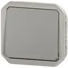 LEGRAND Interrupteur ou va-et-vient 10AX 250V Plexo composable gris (069511L)