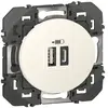 Legrand Double chargeur USB DOOXIE 3A finition blanc 1 type-A + 1 type-C - - 600349