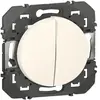 Legrand DOUBLE POUSSOIR BLANC