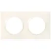 Plaque carrée DOOXIE finition blanc 2 postes - LEGRAND - 600802