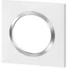 LEGRAND Plaque 1P blanc chrome Dooxie