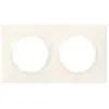 Plaque de finition - LEGRAND - Dooxie - Blanc - 2 postes - Plastique