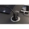 Bloc prise encastrable compact avec clapet & port usb - Otio