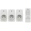 OTIO Lot de 3 prises connectées avec télécommande 16 canaux -
