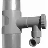 JARDIECO Récupérateur d'eau pour gouttière circulaire Gris