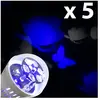 Lot 5 Ampoules LED E27 projecteur motifs Eclairage enfants